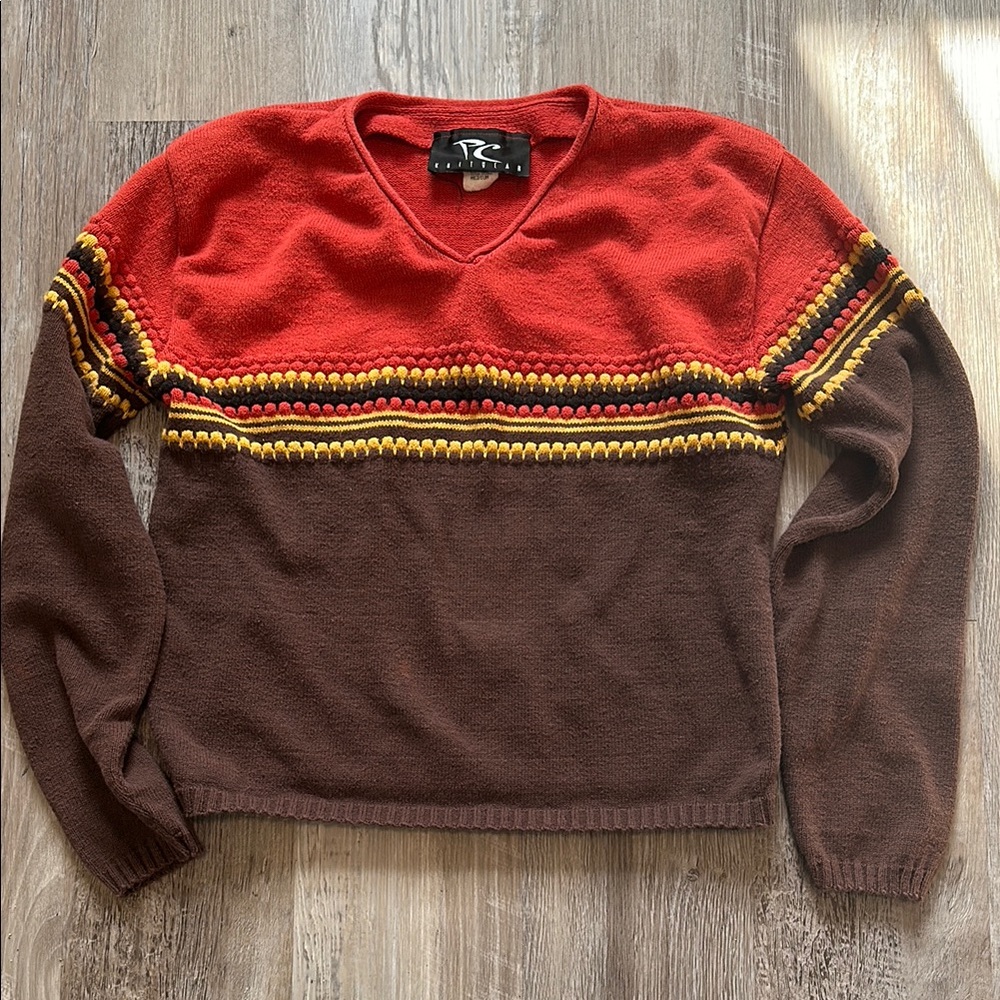 Vintage V neck sweater